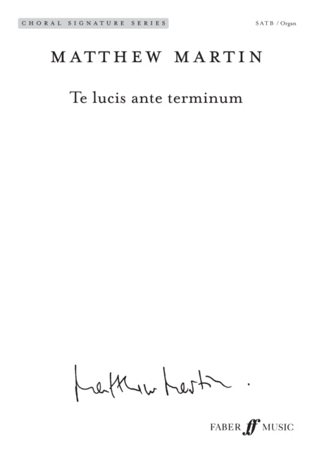 Te lucis ante terminum