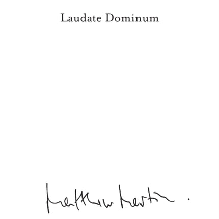 Laudate Dominum