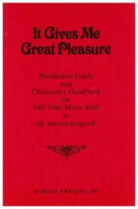 It Gives Me Great Pleasure Acting Edition S