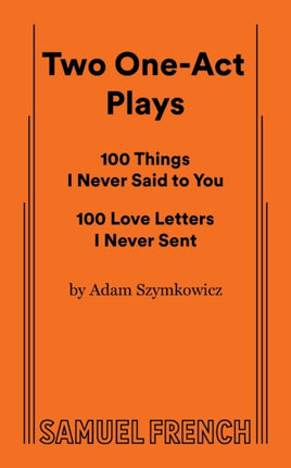 Two OneAct Plays