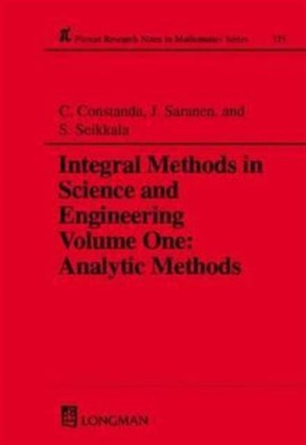 Integral Methods in Science and Engineering