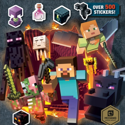 Minecraft Official the Nether and the End Sticker Book (Minecraft)