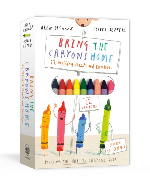 Bring the Crayons Home A Box of Crayons LetterWriting Paper and Envelopes