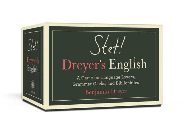 STET! Dreyer's Game of English: A Game for Language Lovers, Grammar Geeks, and Bibliophiles