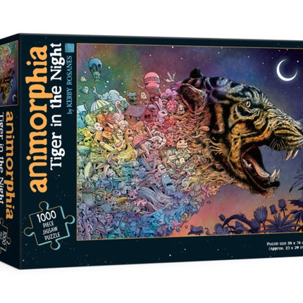 Animorphia Tiger in the Night Puzzle