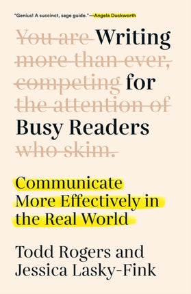 Writing for Busy Readers