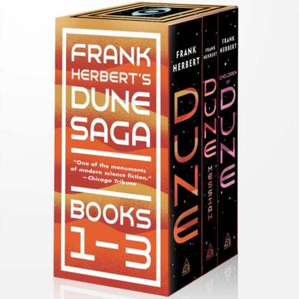 Frank Herbert's Dune Saga 3-Book Boxed Set: Dune, Dune Messiah, and Children of Dune