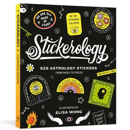 Stickerology: 928 Astrology Stickers from Aries to Pisces: Stickers for Journals, Water Bottles, Laptops, Planners, and More