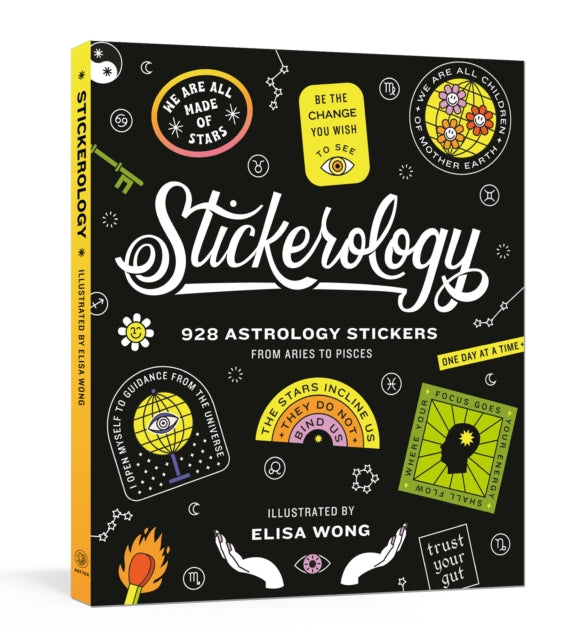 Stickerology: 928 Astrology Stickers from Aries to Pisces: Stickers for Journals, Water Bottles, Laptops, Planners, and More