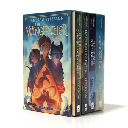 Wingfeather Saga Boxed Set: On the Edge of the Dark Sea of Darkness; North! Or Be Eaten; The Monster in the Hollows; The Warden and the Wolf King