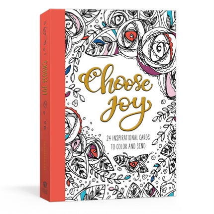 Choose Joy Postcard Book: 24 Inspirational Cards to Color and Send