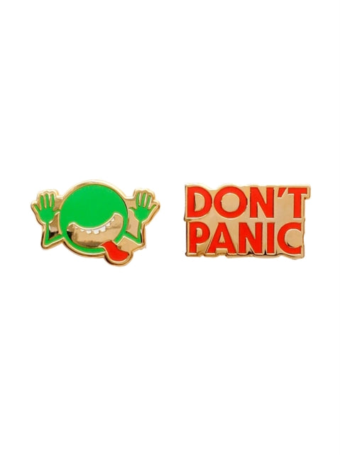 Hitchhikers Guide to the Galaxy Enamel Pin Set