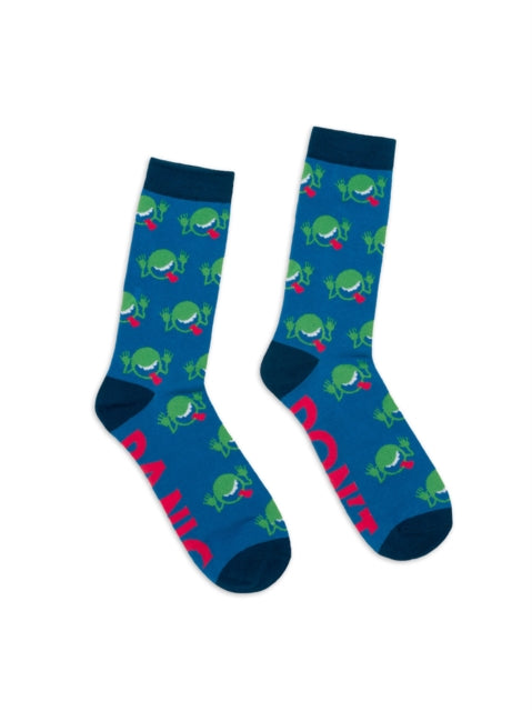 Hitchhikers Guide the the Galaxy Socks  Small