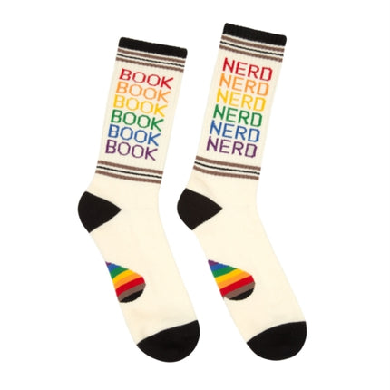 Book Nerd Pride Gym Socks  Small