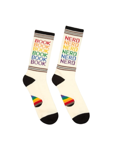 Book Nerd Pride Gym Socks  Small