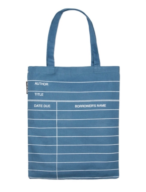 Library Card Denim Tote Bag