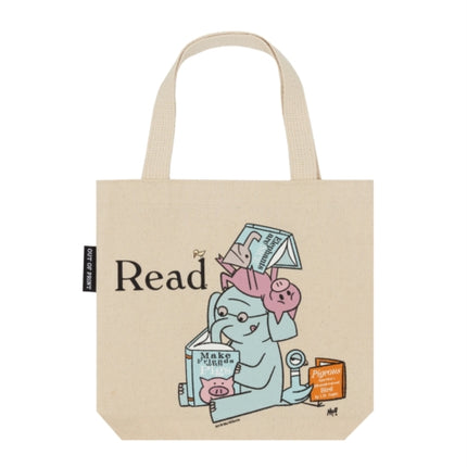 ELEPHANT  PIGGIE Read Kids Tote Bag