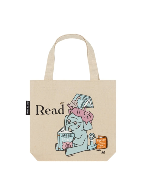 ELEPHANT  PIGGIE Read Kids Tote Bag