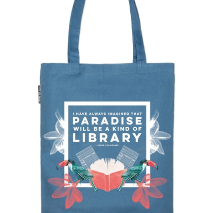 Jorge Luis Borges: Paradise Tote Bag