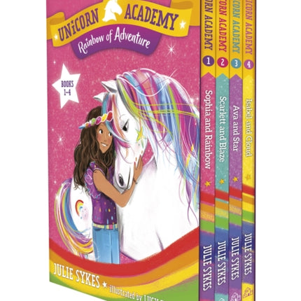 Unicorn Academy: Rainbow of Adventure Boxed Set (Books 1-4)