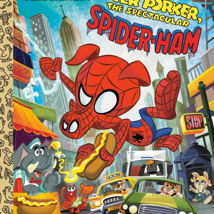 Spider-Ham Little Golden Book (Marvel Spider-Man)