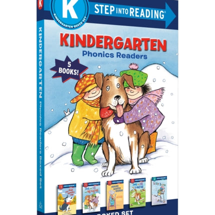 Kindergarten Phonics Readers Boxed Set: Jack and Jill and Big Dog Bill, The Pup Speaks Up, Jack and Jill and T-Ball Bill, Mouse Makes Words, Silly Sara