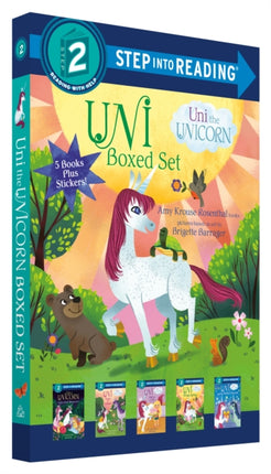 Uni the Unicorn Step into Reading Boxed Set: Uni Brings Spring; Uni's First Sleepover; Uni Goes to School; Uni Bakes a Cake; Uni and the Perfect Present