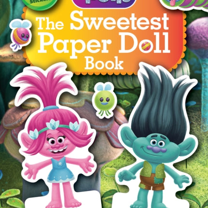 The Sweetest Paper Doll Book (DreamWorks Trolls)