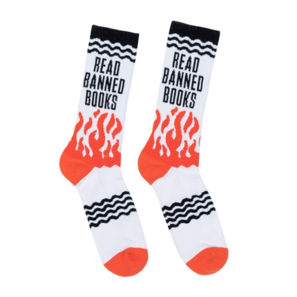 Read Banned Books Gym Socks  Large