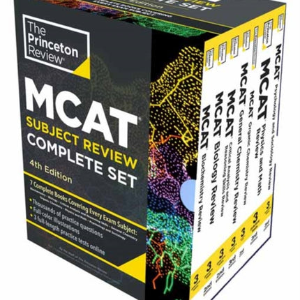 Princeton Review MCAT Subject Review Complete Box Set, 4th Edition