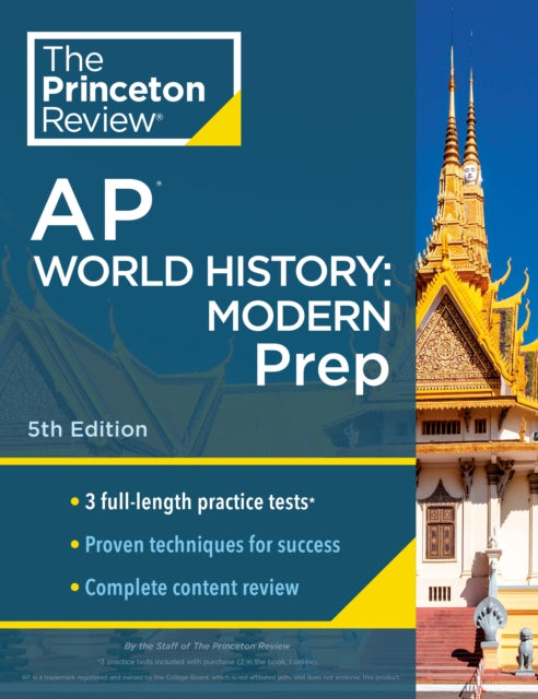 Princeton Review AP World History: Modern Prep, 2024: 3 Practice Tests + Complete Content Review + Strategies & Techniques