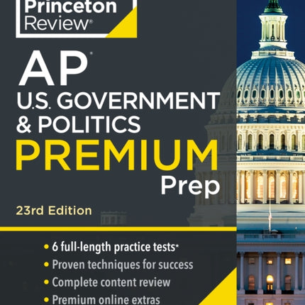 Princeton Review AP U.S. Government  Politics Premium Prep