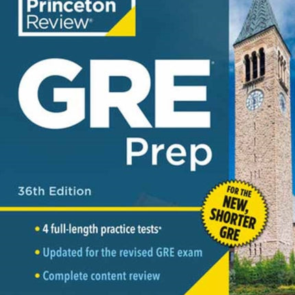 Princeton Review GRE Prep 36th Edition