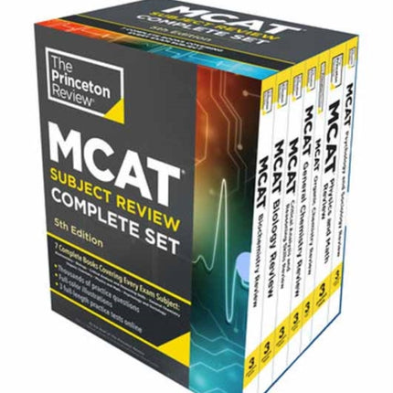 Princeton Review MCAT Subject Review Complete Box Set 5th Edition