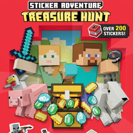 Minecraft Sticker Adventure: Treasure Hunt (Minecraft)