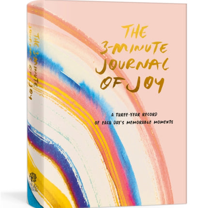 The 3-Minute Journal of Joy: A Three-Year Record of Each Day's Memorable Moments