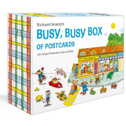 Richard Scarrys Busy Busy Box of Postcards