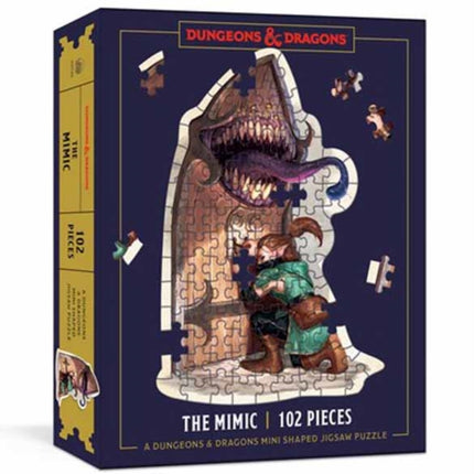 Dungeons  Dragons Mini Shaped Jigsaw Puzzle The Mimic Edition