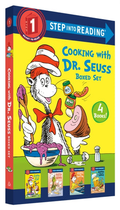 Cooking with Dr. Seuss Step into Reading 4-Book Boxed Set: Cooking with the Cat; Cooking with the Grinch; Cooking with Sam-I-Am; Cooking with the Lorax