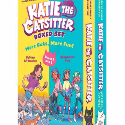 Katie the Catsitter: More Cats, More Fun! Boxed Set (Books 1 and 2): (A Graphic Novel Boxed Set)