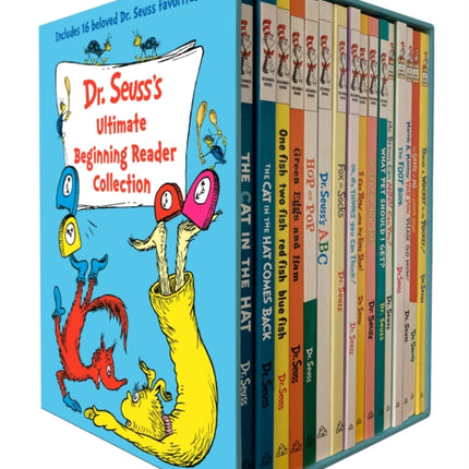 Dr. Seuss's Ultimate Beginning Reader Boxed Set Collection: Includes 16 Beginner Books and Bright & Early Books