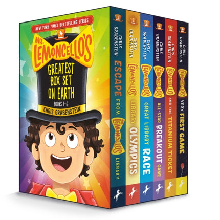 Mr. Lemoncello's Greatest Box Set on Earth: Books 1-6