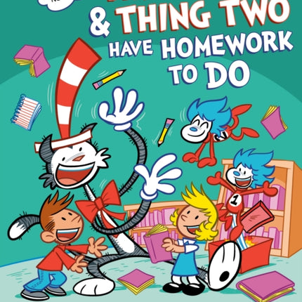 Dr. Seuss Graphic Novel Thing One and Thing Two Have Homework to Do