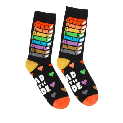 Read With Pride Socks  Small