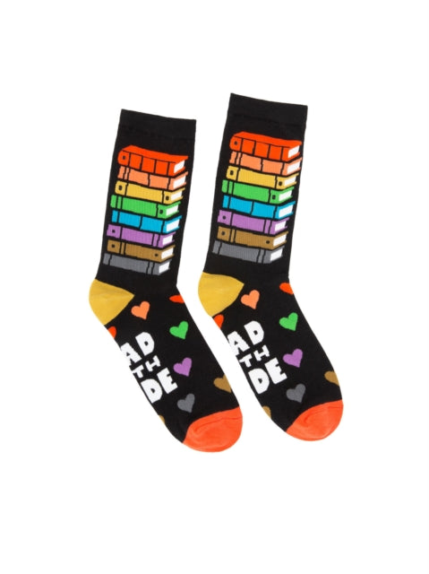 Read With Pride Socks  Small