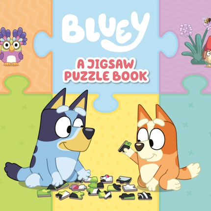 Bluey: A Jigsaw Puzzle Book: Includes 4 Double-Sided Puzzles