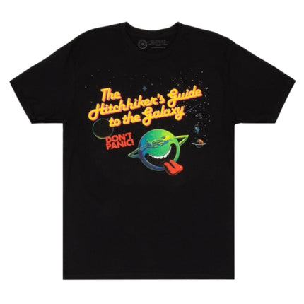 Hitchhikers Guide to the Galaxy Black Unisex TShirt Large
