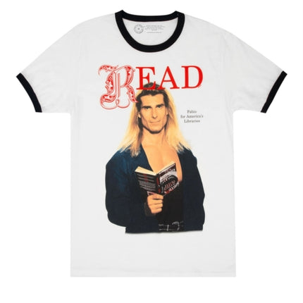 Fabio READ Unisex Ringer TShirt Medium