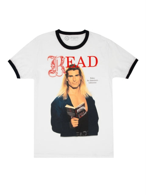 Fabio READ Unisex Ringer TShirt Medium
