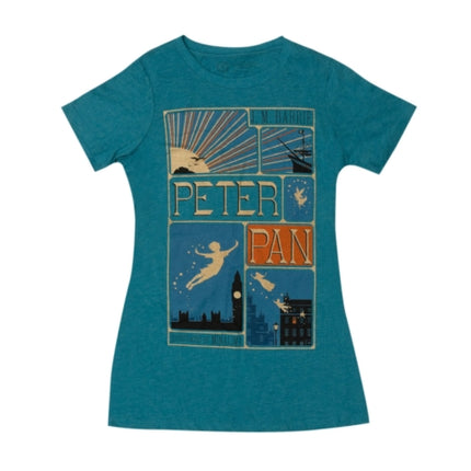 MinaLima Peter Pan Womens Crew TShirt Small